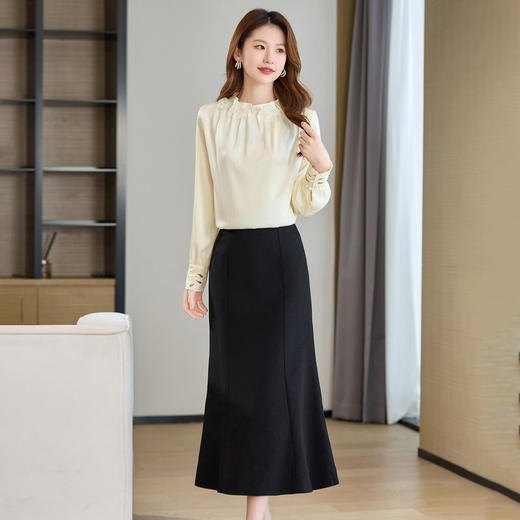 HR HBLJRA1075-6气质女神范套装精致职业装轻熟风套装裙 商品图1