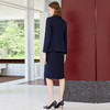 IWY/藏青色西装套裙女秋季长袖高级感商务正装职场工作服J25C215+25S825 商品缩略图4
