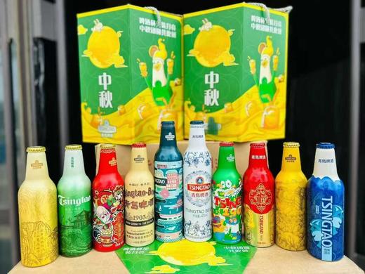 青岛啤酒 2025 全家福中秋礼盒（十支铝瓶装） 商品图3