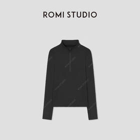 ROMI STUDIO"都市之间"雾面哑光微弹快干运动长袖T恤 RW24WSH0698