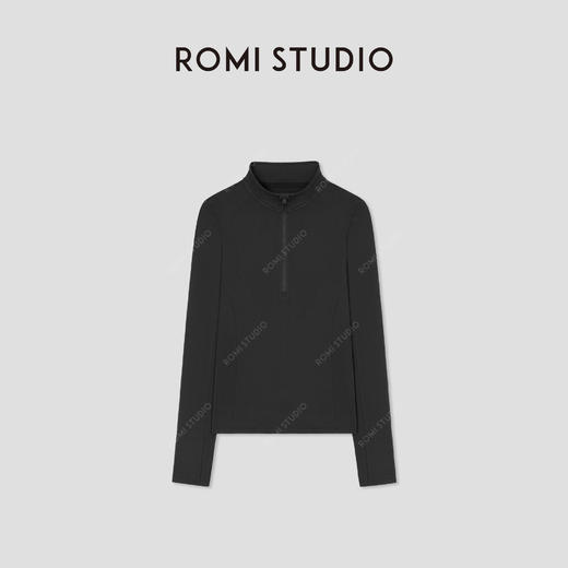 ROMI STUDIO"都市之间"雾面哑光微弹快干运动长袖T恤 RW24WSH0698 商品图0