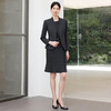 IWY/灰色极简西装连衣裙两件套女秋季新款正式场合职业套装裙25CQ811 商品缩略图4