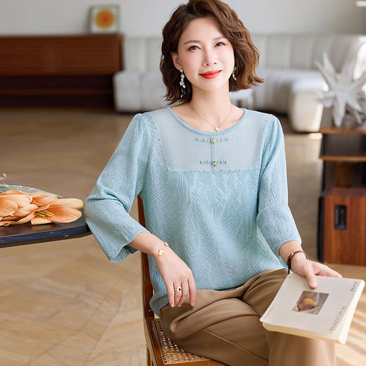 W504-F7726-95-168妈妈装秋 商品图3