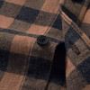 【全棉】罗蒙秋冬格子长袖衬衫男士纯棉厚款舒适亲肤百搭休闲男士长袖衬衣 商品缩略图5