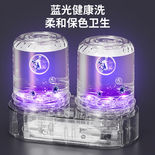 【特价清仓！售罄不补！】LORO无线双杯专洗8维波轮智能分舱分区内衣袜子洗衣机 商品图4