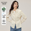 【08/27新品】熙世界天丝棉衬衫女秋季2025新款高级感通勤法式长袖衬衣收腰上衣 商品缩略图0