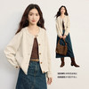 【年货节】熙世界法式麂皮绒夹克上衣女2025秋季新款小香风圆领气质短款外套 商品缩略图1