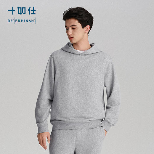 秋冬针织可再生毛圈套头帽衫卫衣-LH04-05 商品图2