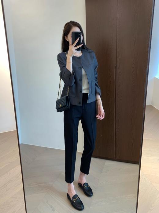 神裤驾到精纺九分烟管锥形西裤 商品图12