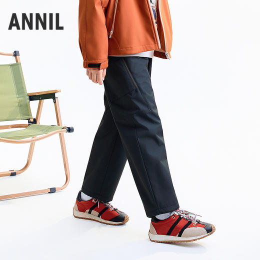 【实体店同款】男童全腰梭织长裤冬季新款安奈儿童装AB546119 商品图1
