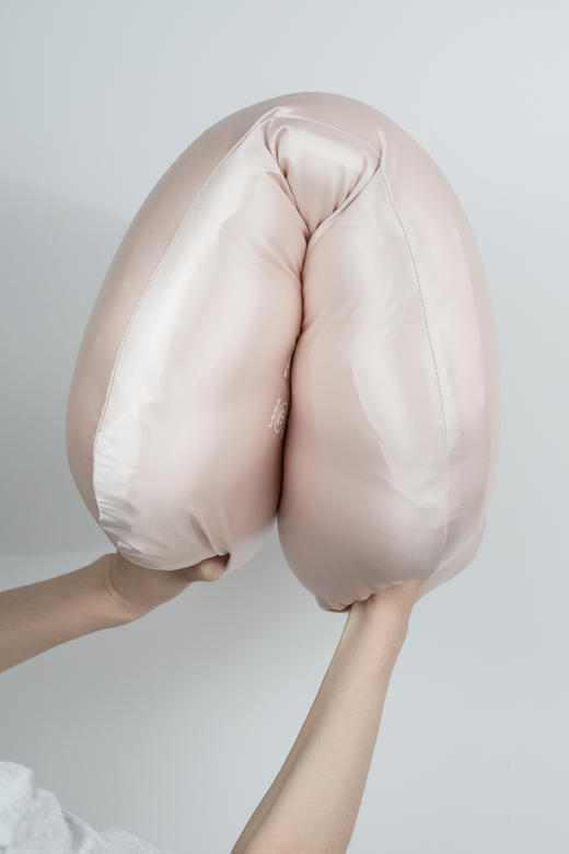 专利生物基0压进口缎母婴贝壳治愈枕头 商品图3