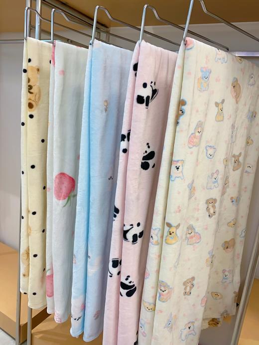 松植屋多功能高克重双面法兰绒毯可盖可铺 午休毯/膝盖毯/披肩/沙发毯子 商品图1