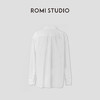 ROMI STUDIO“慵懒随性”棉质舒适自在宽松不对称领衬衫 RWCAS65985 商品缩略图1