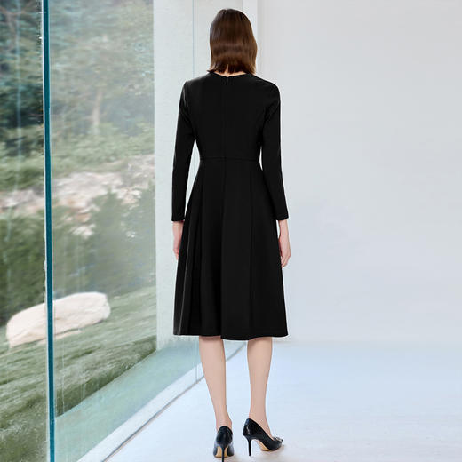 IWY/气质法式名媛职业西装连衣裙女气质黑色销售经理接待正装ol J25Q246 商品图4