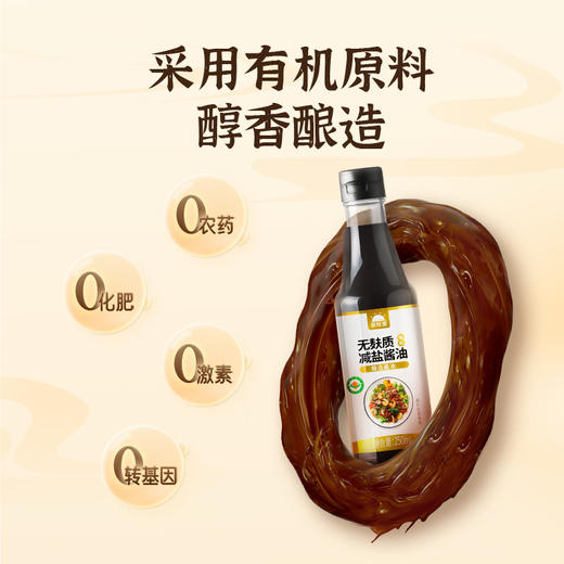 【1215早市直播】【通过SGS检测】草牧里 有机无麸质减盐酱油 250ml/瓶 采用有机原料 商品图4
