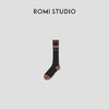 ROMI STUDIO“复古休闲”棉质软糯条纹撞色长筒小腿袜 RWCAP35370 商品缩略图2