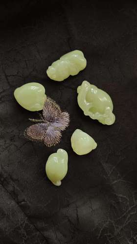 77 和田黄玉悟道随型挂件【嘉石·群播】