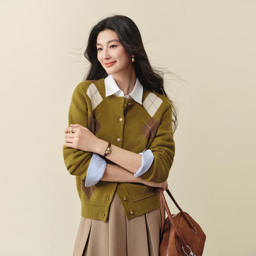 【严选】诗凡黎春秋毛衫开衫7G9133021 商品图4