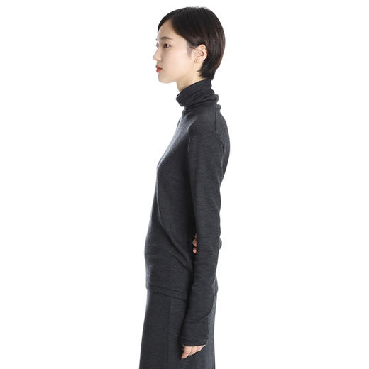 blurhms Wool Rib Turtle Neck 女装亲肤羊毛翻领毛衣 商品图1