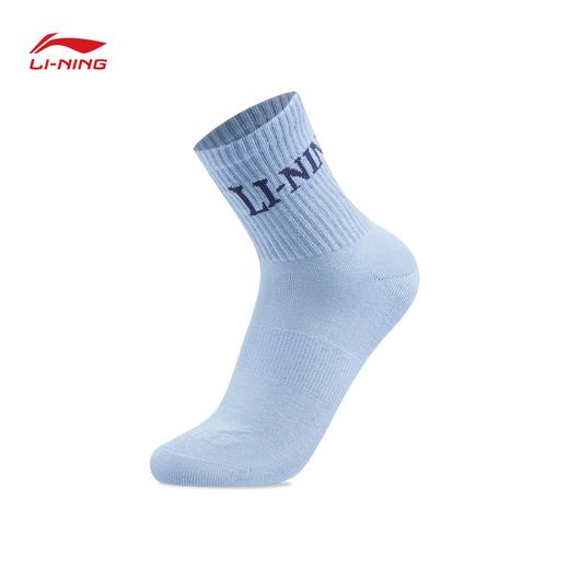 李宁运动生活系列抗菌中袜三双装（特殊产品不予退换货）AWTV121 商品图4