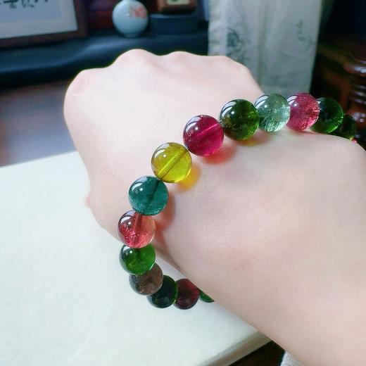 8.8mm单圈老矿碧玺手串 商品图7