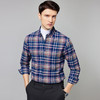 【全棉】罗蒙秋冬格纹衬衫男士厚款保暖舒适柔软通勤百搭长袖衬衣 商品缩略图2