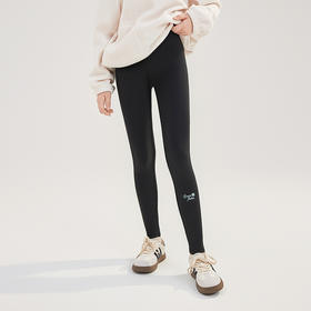 笛莎Deesha 童装女童裤子2025冬新款女童仿鲨鱼皮打底裤