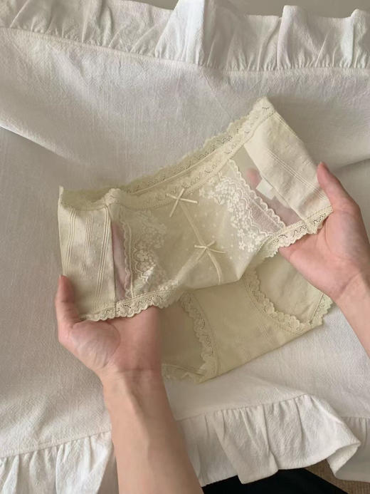 【送手提袋】10条盲盒内裤！2025秋款女棉裆弹力中腰收腹女士三角内裤 多种材质款式随机发 纯棉底档短裤 商品图2