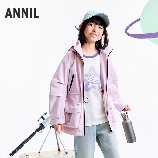 【实体店同款】女童梭织外套冬季新款安奈儿童装AG545349 商品图0