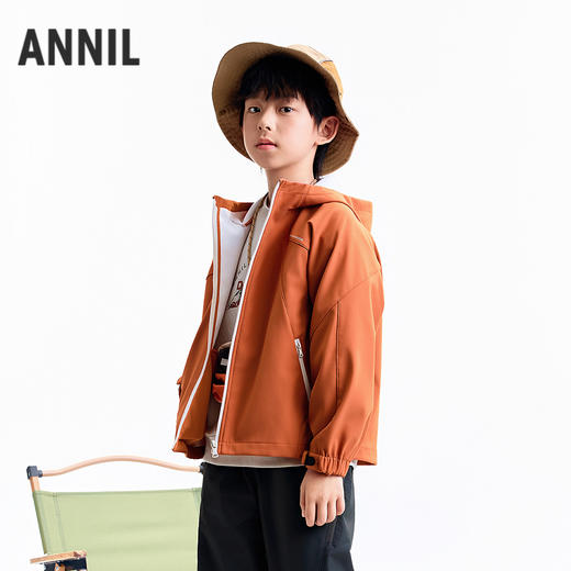 【实体店同款】男女童梭织外套冬季新款安奈儿童装AM545145 商品图2