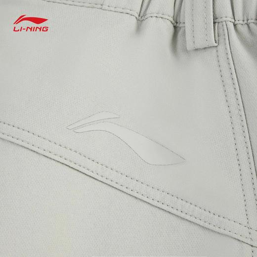 李宁男子直筒加绒保暖运动长裤AYKV167 商品图8