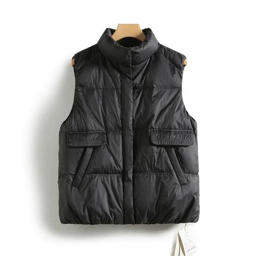 missboudior 轻薄立领羽绒休闲马甲外套 保暖舒适透气 商品图4