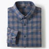 【全棉】罗蒙秋冬格纹长袖衬衫男士厚款亲肤舒适简约时尚男士长袖衬衣 商品缩略图9