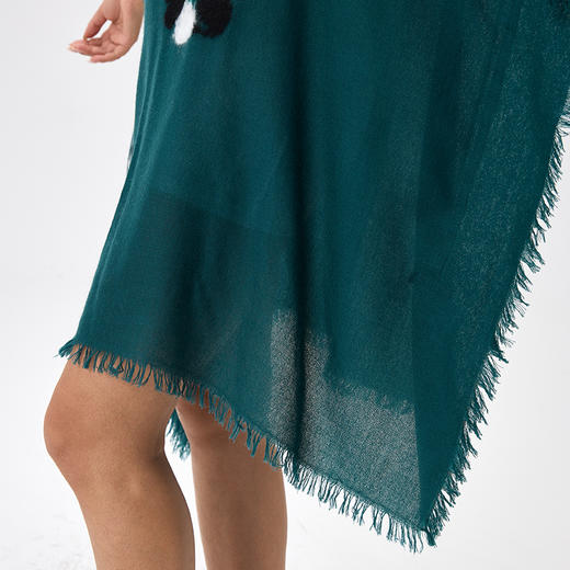 四季之衣手工擀毡V领连衣裙  SJF97W369N 商品图6