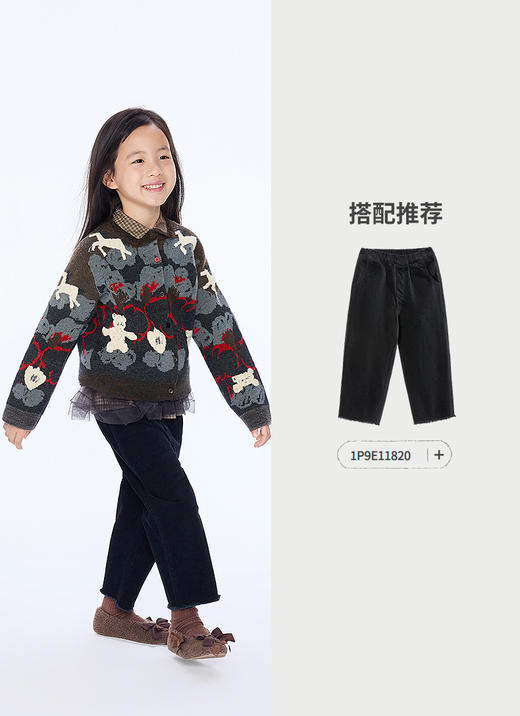 Jnby 25年秋款   短款开襟针织衫  1P9313500 商品图8