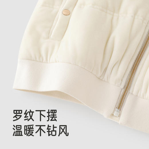 【商场同款】英氏女童冬季外套毛领夹克保暖御寒防风休闲时尚新款 商品图2