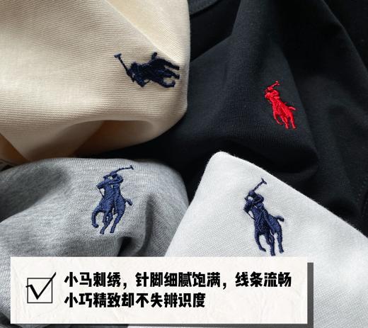 25秋款 R.L美式经典小馬刺绣长袖T恤 CX214 商品图5