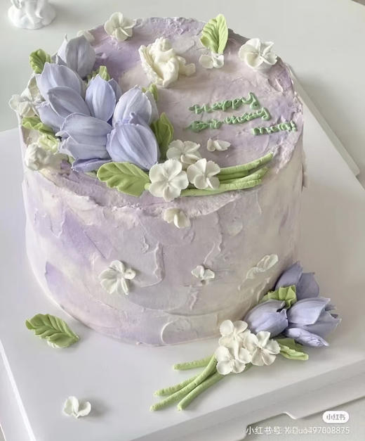 6寸豆沙裱花郁金香 商品图0