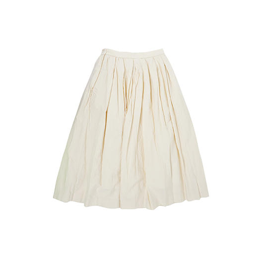 YAECA tuck skirt women's 高密度棉天然染色女式半身裙 商品图1