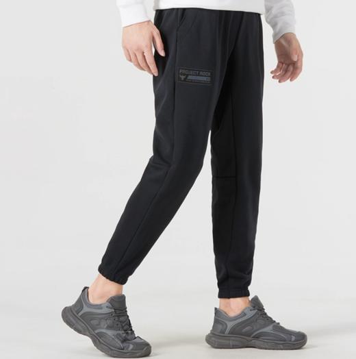 【双12抄底福利一口价】安德玛男士UA Project Rock强森棉织健身长裤1380548-010【如无库存，将做退款】 商品图2