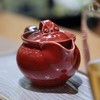 瓦猫釉陶手柄壶（红） 商品缩略图0