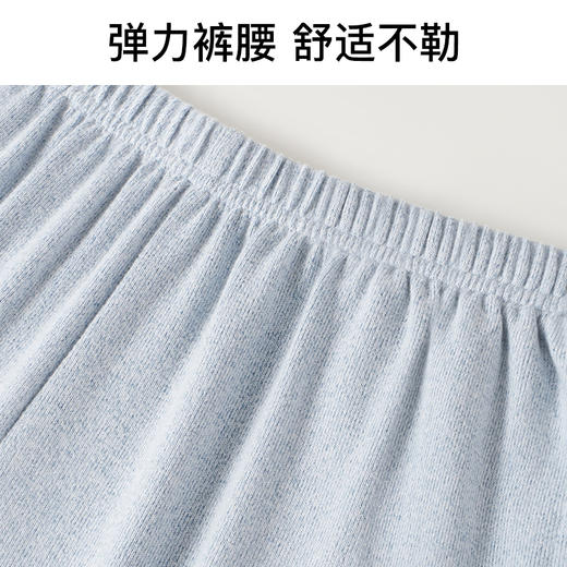 爱帝云感绵柔花纱女士蕾丝花边短袖长裤家居套宽松版型 商品图4