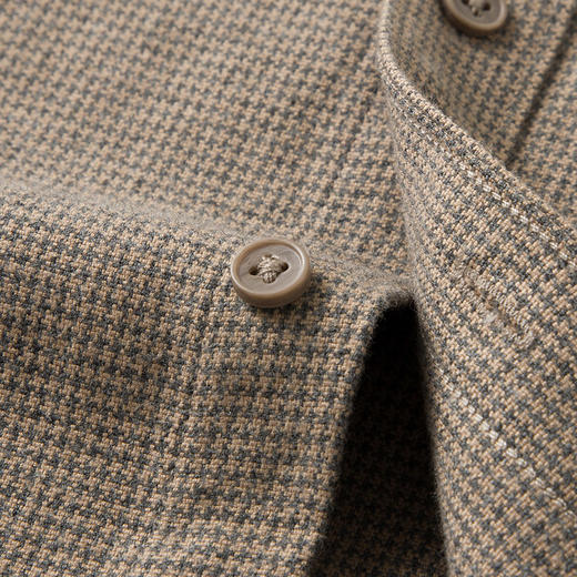 【含绵羊毛】罗蒙秋冬长袖衬衫男士职业通勤厚款舒适商务风长袖衬衣 商品图7