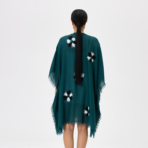 四季之衣手工擀毡V领连衣裙  SJF97W369N 商品图4