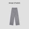 ROMI STUDIO"格雷系列"绵羊毛山羊绒混纺直筒阔腿裤 RWBWX41509 商品缩略图1