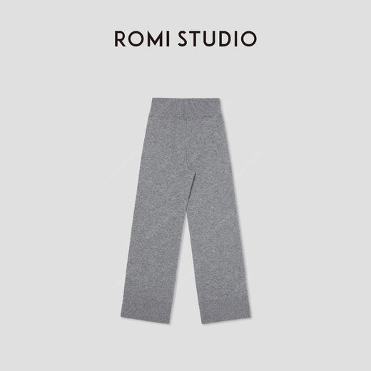 ROMI STUDIO"格雷系列"绵羊毛山羊绒混纺直筒阔腿裤 RWBWX41509 商品图1