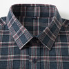 【含绵羊毛】罗蒙秋冬长袖格纹衬衫男士翻领时尚百搭通勤磨毛保暖舒适男士长袖衬衣 商品缩略图3