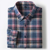 【全棉】罗蒙秋冬格子长袖衬衫男士加厚柔软亲肤职业装通勤百搭男士长袖衬衣 商品缩略图9