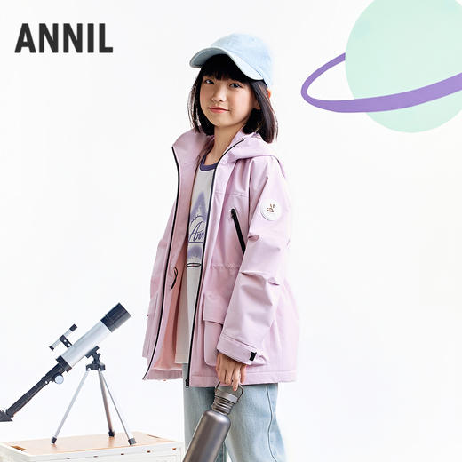 【实体店同款】女童梭织外套冬季新款安奈儿童装AG545349 商品图1