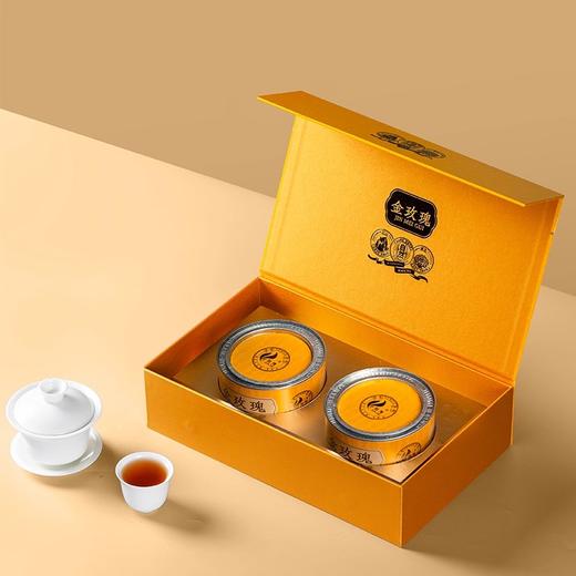 骏德 正山小种 红茶 金玫瑰 武夷红茶 茶叶 礼盒 100g 商品图1